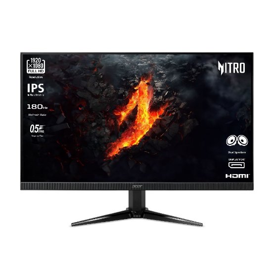 Gaming monitor 23.8" ACER QG241YM3BMIIPX UM.QQ1EE.301, FHD, IPS, 180Hz, 1ms, 250cd/m2, FreeSync, zvučnici, crni