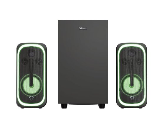 Zvučnici TRUST GXT 635 Rumax, 2.1, RGB, 40W, BT, crni