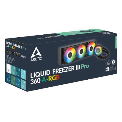 Vodeno hlađenje ARCTIC Liquid Freezer III 360 Pro ARGB, za Intel i AMD, crni