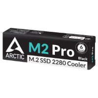 Hladnjak ARCTIC, pasivni za M.2 NVMe SSD, crni