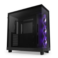 Kućište NZXT H6 Flow RGB, ATX, prozor, crno, bez napajanja