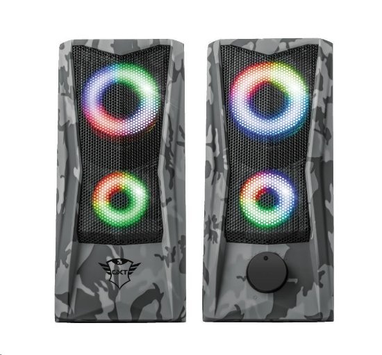 Zvučnici TRUST GXT 608 JAVV RGB Illuminated, 2.0, 12W, crni