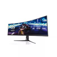 Gaming monitor 49" ASUS ROG STRIX XG49VQ, 3840x1080, VA, 144Hz, 1ms, 450cd/m2, 3000:1, FreeSync, zakrivljeni, crni
