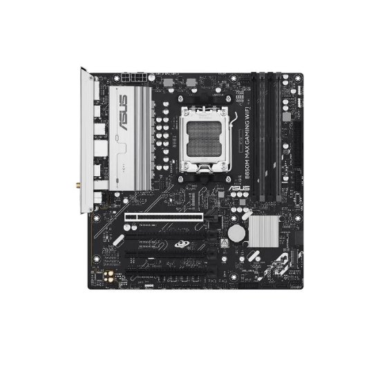 Matična ploča ASUS B850M Max Gaming WiFi, AMD B850, DDR5, WiFi, mATX, s. AM5, crna