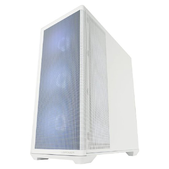 Kućište LC POWER LC-811W-ON Meshwork_XL Light, MIDI, ATX, window, bijelo, bez napajanja