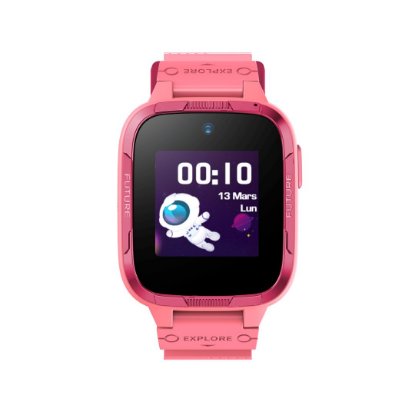 Dječji pametni sat SMART360 Botslab Kids Watch E3 Pro, 4G+ video pozivi, SOS gumb, lociranje, rozi