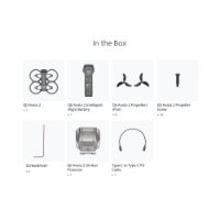 Dron DJI Avata 2, 4K kamera, gimbal, vrijeme leta do 23 min, sivi, samo dron