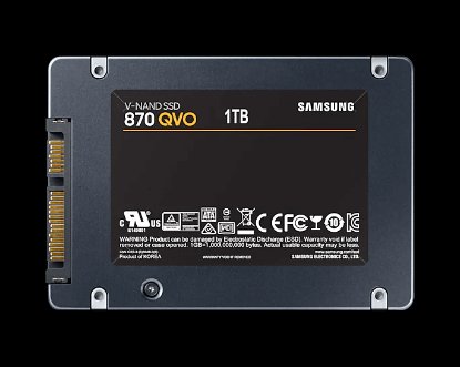 SSD 1TB SAMSUNG 870 QVO Basic, MZ-77Q1T0BW, SATA 3, 2.5", 560/530 MB/s