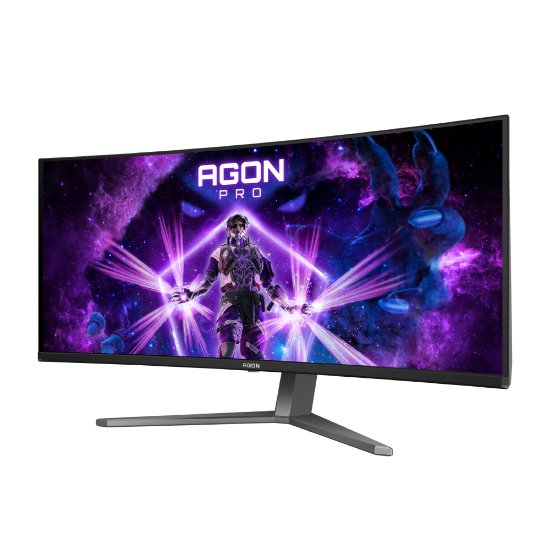 Gaming monitor 34" AOC Agon Pro AG346UCD, UWQHD, OLED, 175Hz, 1ms, 1000cd/m2, FreeSync, zakrivljeni, zvučnici, crni