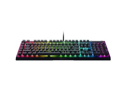 Tipkovnica RAZER BlackWidow V4 X, mehanička, Yellow switch, RGB, US Layout, crna, USB