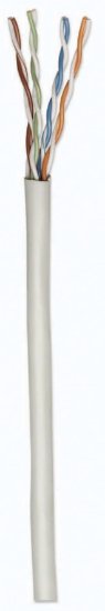 Kabel Intellinet Cat.6, Solid, 23 AWG, UTP, sivi, kolut 305m