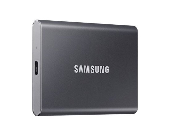 SSD vanjski 4TB SAMSUNG T7 Titan Gray, MU-PC4T0T/WW , 1000 MB/s, sivi