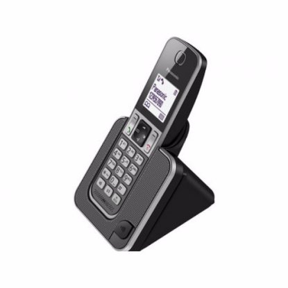 Telefon PANASONIC KX-TGD310FXB, bežični, crni