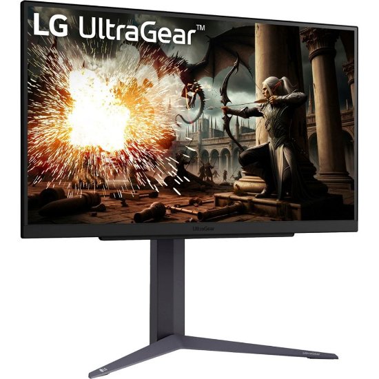 Gaming monitor 27" LG 27GS75Q-B.AEU, QHD, IPS, 200Hz, 1ms, 300cd/m2, G-Sync, FreeSync, pivot, crni