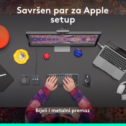 Miš LOGITECH MX Master 4, za Mac, optički, bežični, BT, crni