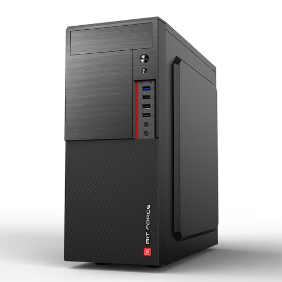 Kućište BIT FORCE BLADE BS-4, MIDI, ATX, crno, bez napajanja