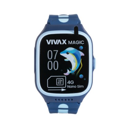 Dječji pametni sat VIVAX smart kids watch 4G magic, plavi