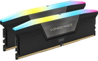 Memorija PC5-44800, 32GB, CORSAIR CMH32GX5M2B5600C36K Vengeance C36 RGB, DDR5 5600MHz, kit 2x16GB