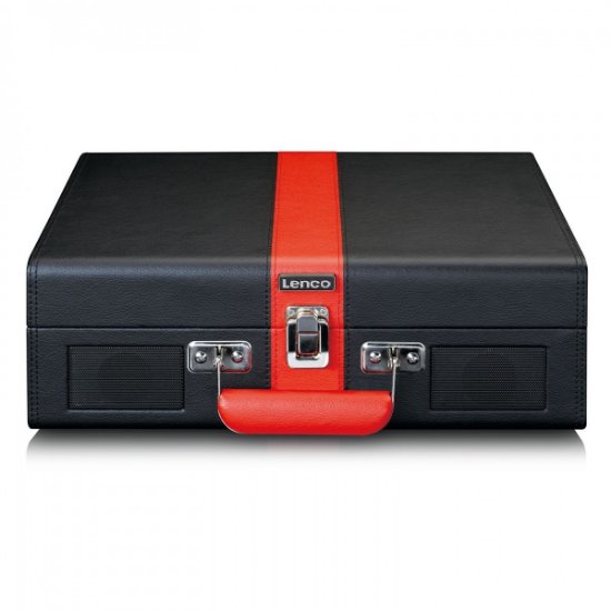 Gramofon LENCO TT-110, sa zvučnicima, BT, retro, crni
