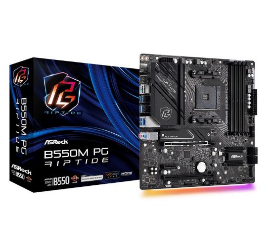 Matična ploča ASROCK B550M PG Riptide, AMD B550, DDR4, mATX, s. AM4