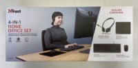 OPEN BOX - Tipkovnica + miš + podloga + slušalice TRUST Primo Home Office Set