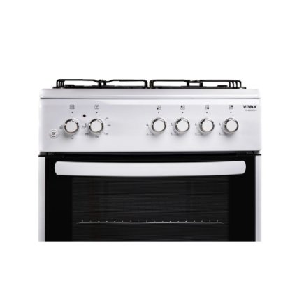 Plinski štednjak VIVAX HOME FC-40602IS WH, 4x plin, energetski razred A, bijeli