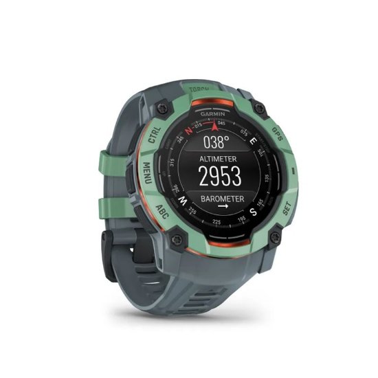 IZLOŽBENI - Pametni sat GARMIN Instinct 3 Amoled 50mm, GPS, HR, pametne obavijesti, zeleni