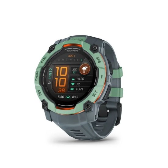 IZLOŽBENI - Pametni sat GARMIN Instinct 3 Amoled 50mm, GPS, HR, pametne obavijesti, zeleni