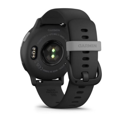 IZLOŽBENI - Pametni sat GARMIN Vivoactive 5, senzor otkucaja, GPS, crni/crni remen