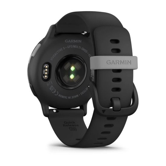 IZLOŽBENI - Pametni sat GARMIN Vivoactive 5, senzor otkucaja, GPS, crni/crni remen