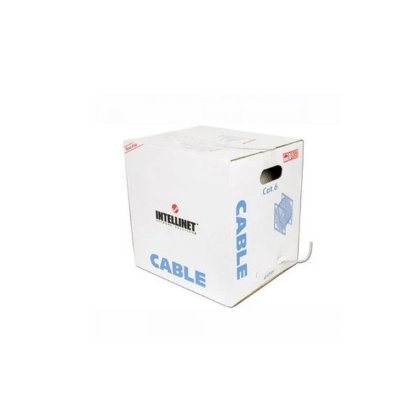 Kabel Intellinet Cat.6, Solid, 23 AWG, UTP, sivi, kolut 305m
