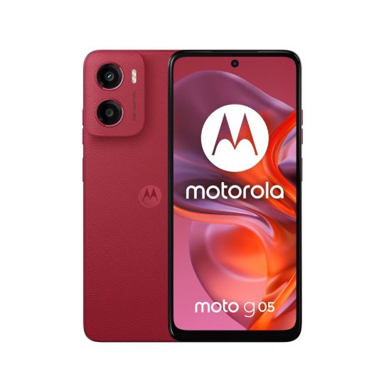 Mobitel MOTOROLA G05, 6,67", 4GB, 128GB, Android 15, crveni