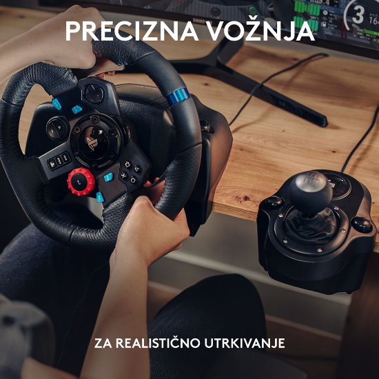 Volan LOGITECH G29 SE Driving Force Racing Wheel, Gaming, PC/PS3/PS4, USB, mjenjač LOGITECH Driving Force Shifter