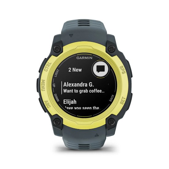 IZLOŽBENI - Pametni sat GARMIN Instinct E 40mm, GPS, HR, pametne obavijesti, žuto-zeleni