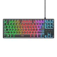Tipkovnica TRUST GXT 833 Thado TKL Illuminated Keyboard, USB, crna