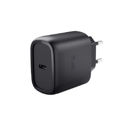 Kućni punjač TRUST Maxo, USB-C, 45W, GaN, crni