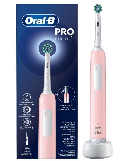 Električna četkica za zube ORAL-B PRO 1, roza