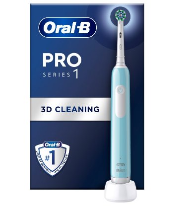 Električna četkica za zube ORAL-B PRO 1, Cross Action, tirkizna