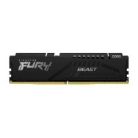 Memorija PC-51200, 16GB, KINGSTON Fury Beast Black KF564C32BBE-16, EXPO, DDR5 6400MHz