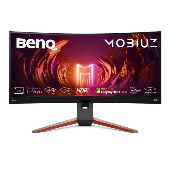 Gaming monitor 34" BENQ EX3410R 9H.LKKLA.TBE, UWQHD, VA, 144Hz, 1ms, 350cd/m2, FreeSync, zakrivljeni, zvučnici, crni