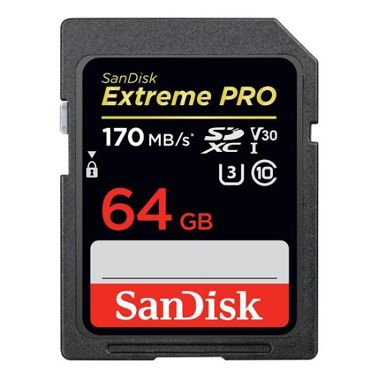 Memorijska kartica SANDISK, Extreme Pro SDXC, 64GB, SDSDXXU-064G-GN4IN, class 10 V30 UHS-I U3