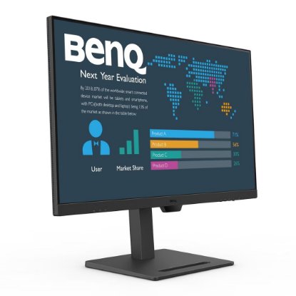 Monitor 31.5" BENQ BL3290QT 9H.LLMLA.TPE, QHD, IPS, 75Hz, 5ms, 350cd/m2, pivot, zvučnici, crni
