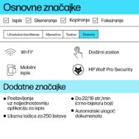 Multifunkcijski printer HP OfficeJet Pro 9120e, printer/scanner/copier/fax, 4800dpi, 512MB, USB, LAN, WiFi, Instant Ink