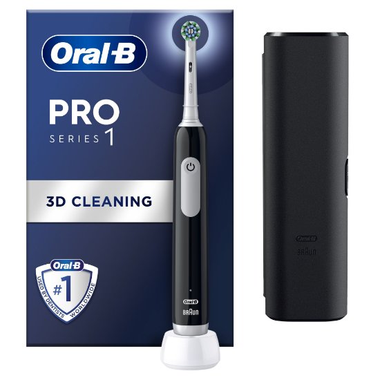 Električna četkica za zube ORAL-B PRO 1, putna torbica, crna