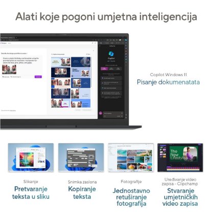 IZLOŽBENI Laptop ASUS Zenbook Duo UX8406CA-QL075W / Core Ultra 7 255H, 32GB, 1TB SSD, Intel HD Graphics, 14" WUXGA 120Hz OLED Touch, Windows 11, sivi