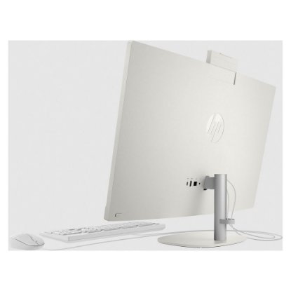 Računalo AiO HP 27-cr0050ny / 27" FHD IPS, Ryzen 5 7520U, 16GB, 1TB SSD, AMD Radeon Graphics, WiFi, tipkovnica, miš, bez OS, bijelo