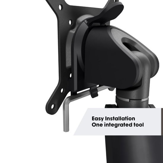 Stalak za monitor VOGEL'S MOMO2137B, stolni, do 43", sa pomakom 180° i nagib -20°/+105°, do 10kg