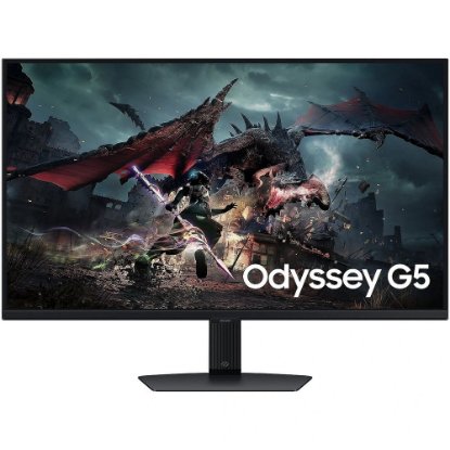 Gaming monitor 32" SAMSUNG LS32DG500EUXEN, QHD, IPS, 180Hz, 1ms, 350cd/m2, FreeSync, pivot, crni