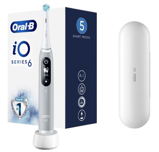 Električna četkica za zube ORAL-B iO6, Grey Opal