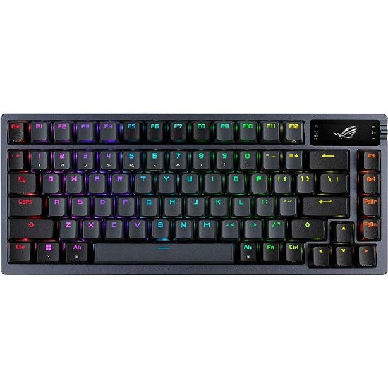 Tipkovnica ASUS ROG Azoth Extreme, RGB, mehanička, ROG NX Snow switch, bežična, US Layout, crna, USB